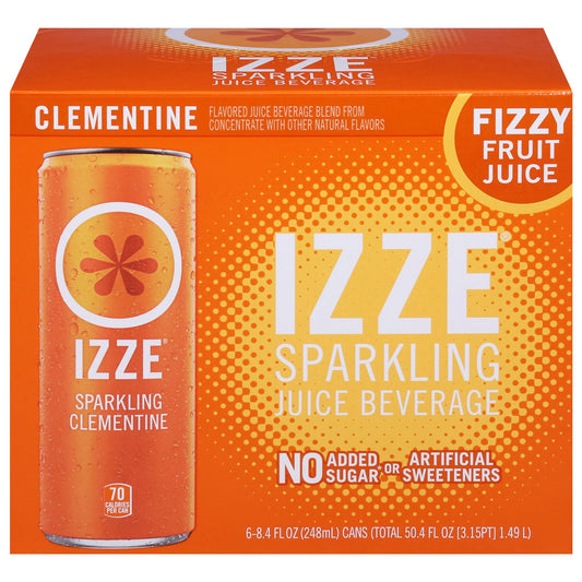 Izze Sparkling Clementine Juice, 4-Pack (6/8.4 fl oz )