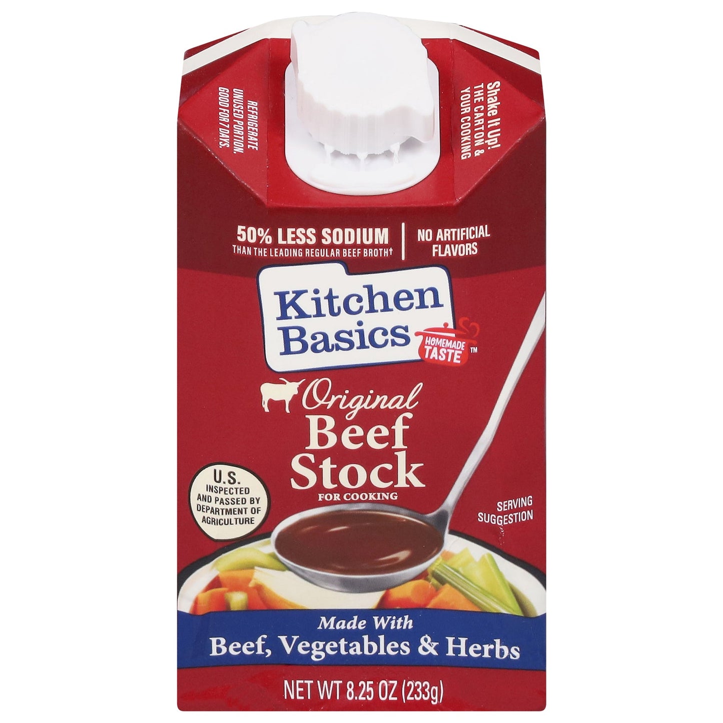 Kitchen Basics Beef Stock, 8.25 oz., Pack of 12