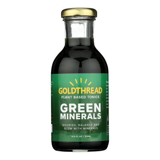 Goldthread Plant Based Tonic, Green Mineral Elixir, 12 x 10.5 fl oz