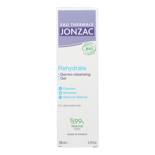 Eau Thermale Jonzac Dermo-Cleansing Gel Organic - Gentle Face & Body Wash (Pack of 6 - 6.76 Fl Oz)