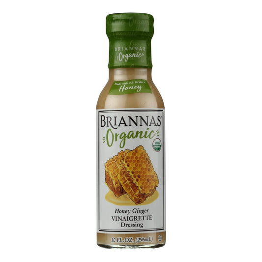 Brianna's Honey Ginger Vanilla Salad Dressing - Pack of 6 - 10 fl oz