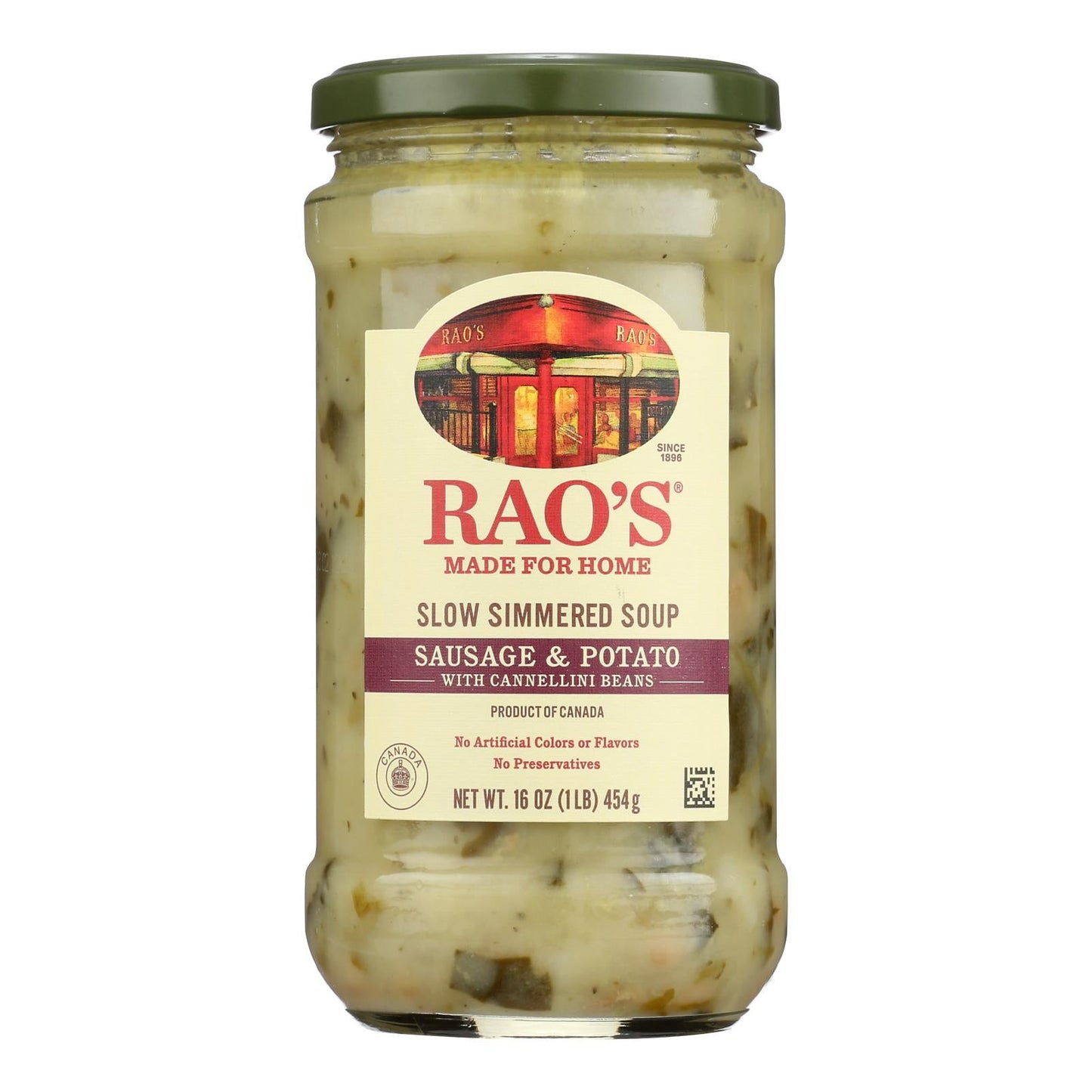 Rao's Sausage & Potato Soup - 6 x 16 oz  - Hearty Italian Recipe