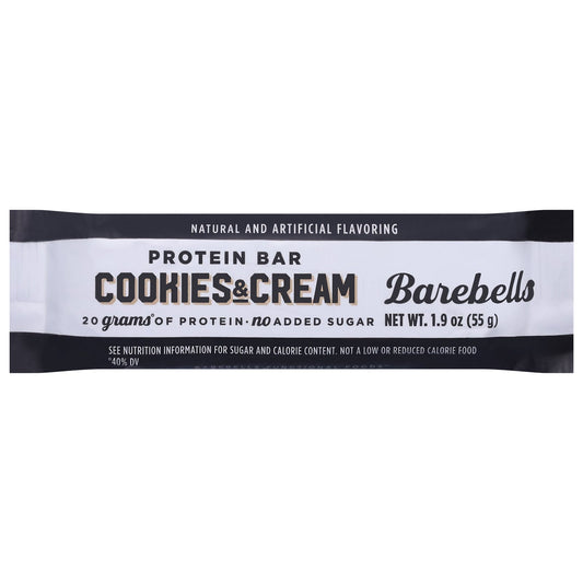 Barebells Protein Bar Cookies & Cream - 12 Pack of 1.94 Oz Bars