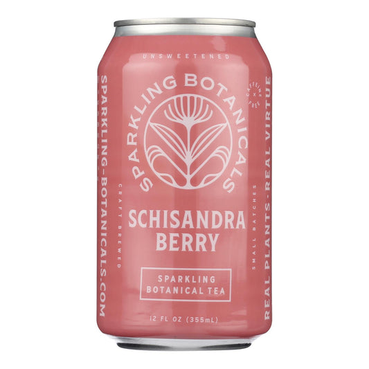 Sparkling Botanicals by Rishi Sparkling Tea Schisandra Berry, 12 fl oz  (Pack of 12)