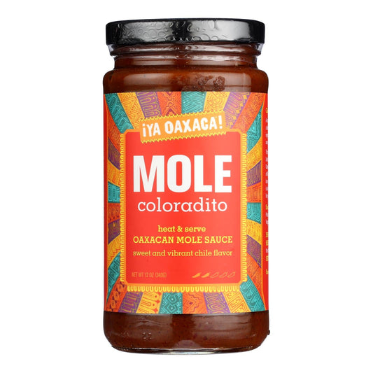 Iya Oaxaca Mole Coloradito Sauce - 12 oz  (Pack of 6) - Authentic Oaxacan Flavor