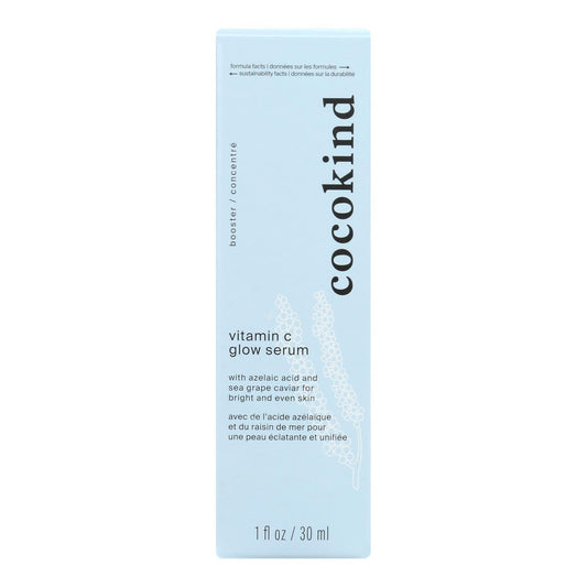 Cocokind Vitamin C Glow Serum - Brightening Antioxidant Facial Serum - 1 fl oz