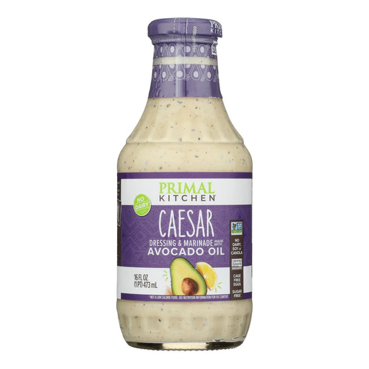Primal Kitchen Caesar Dressing with Avocado Oil (Pack of 6) 16 oz
