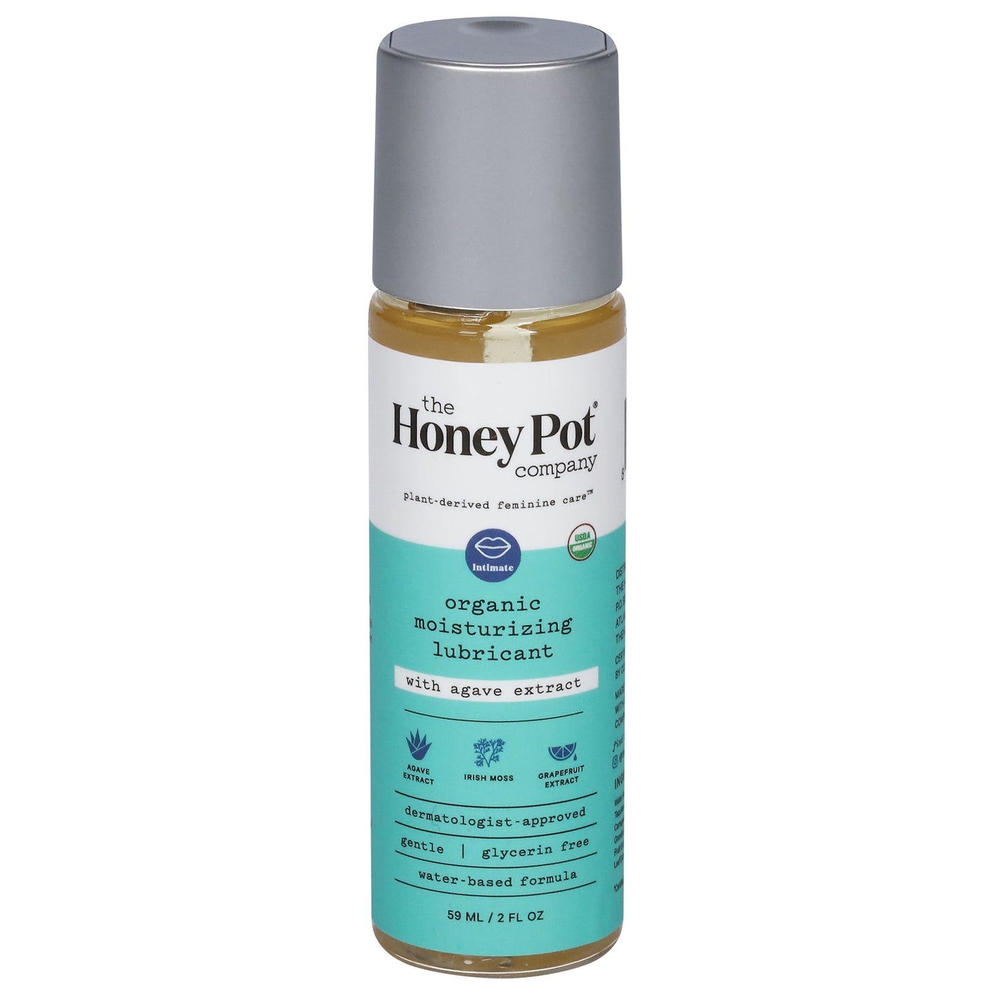 The Honey Pot Agave Personal Lubricant - 2 fl oz - Moisturizing & Natural