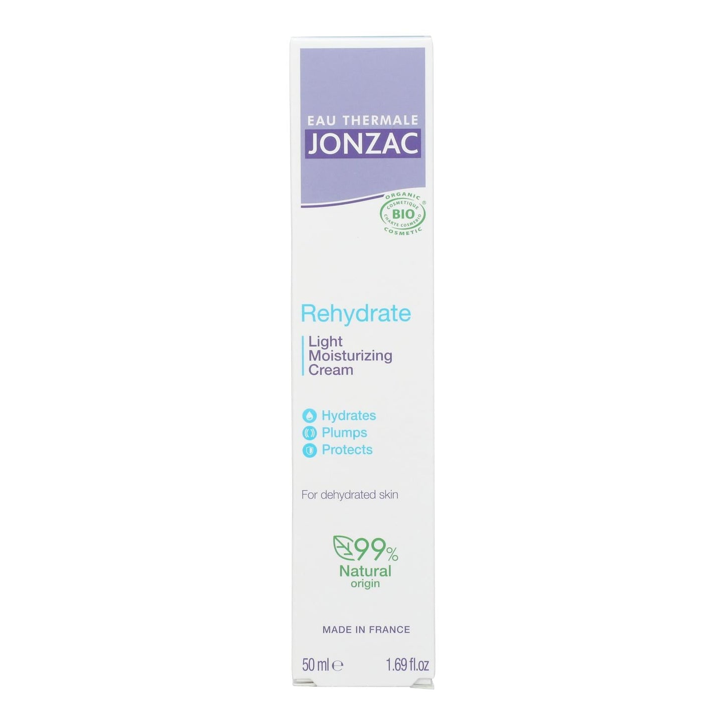 Eau Thermale Jonzac Light Face Cream - Organic Lightweight Moisturizer for Sensitive Skin - (Pack of 6 - 1.69 Fl Oz)