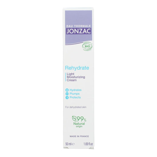 Eau Thermale Jonzac Light Face Cream - Organic Lightweight Moisturizer for Sensitive Skin - (Pack of 6 - 1.69 Fl Oz)