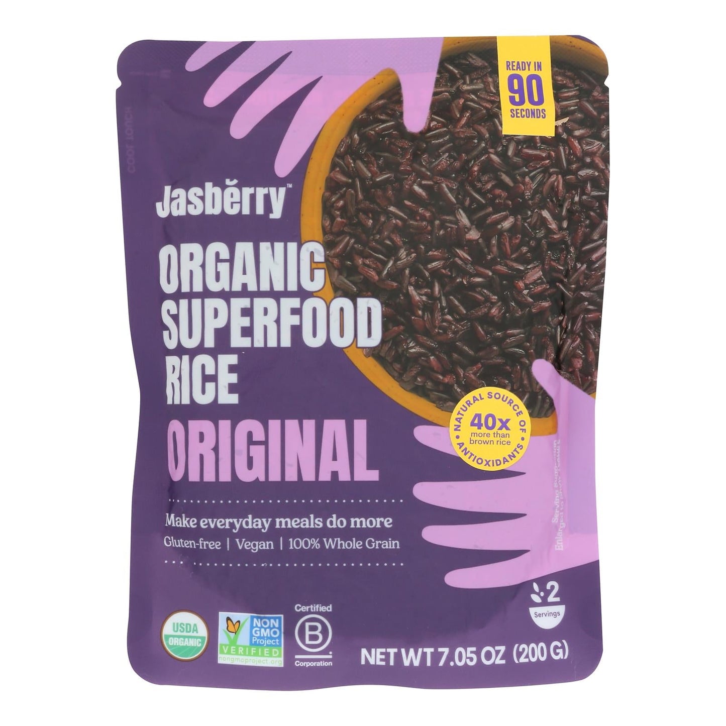Jasberry Rice Original Superfood, 7.05 oz, Case of 6