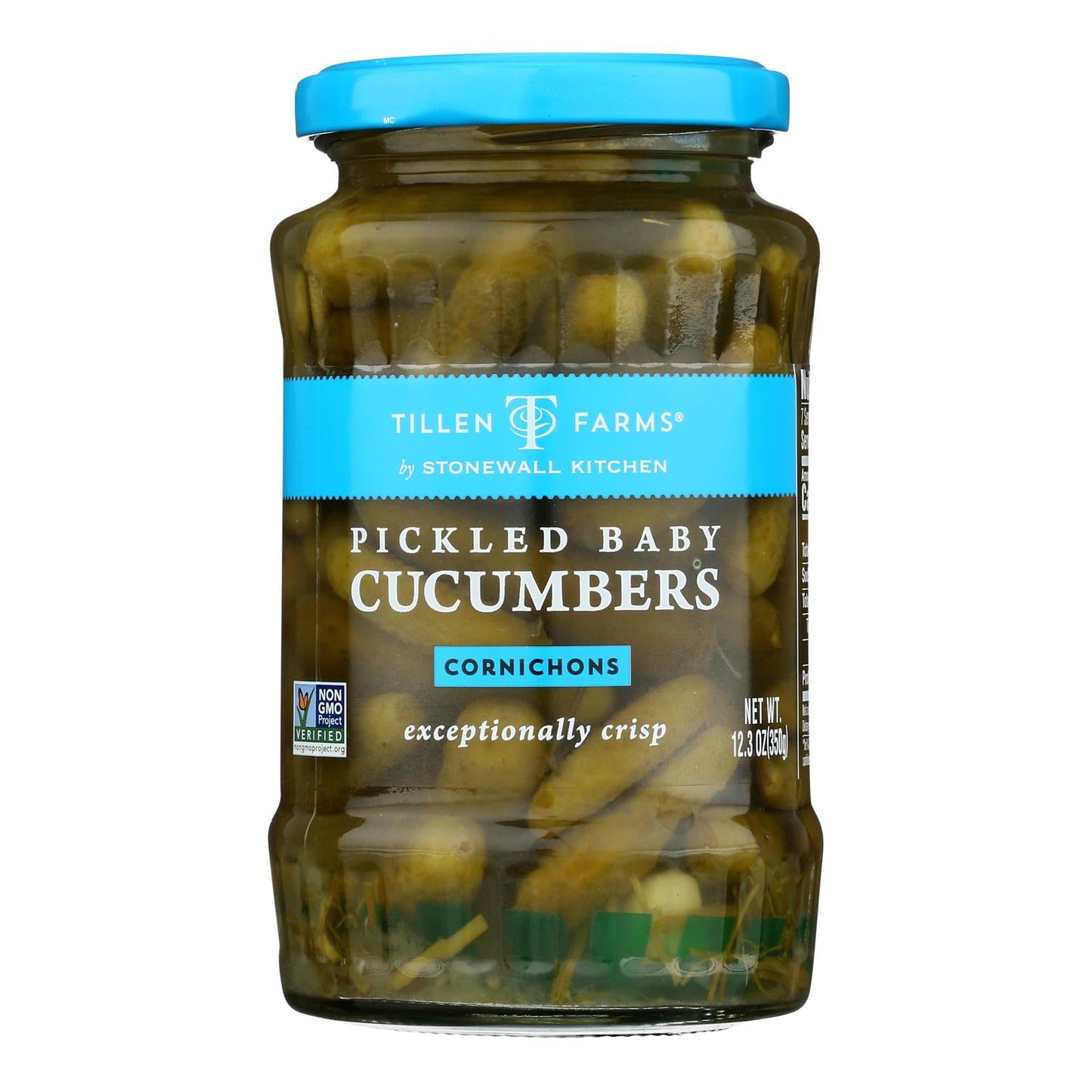 Tillen Farms Pickled Baby Cucumbers, 6-Pack - Crisp & Sweet Gourmet Pickles