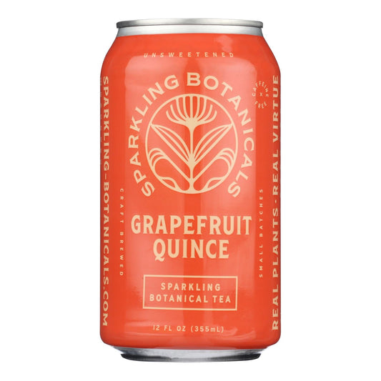 Rishi Sparkling Botanicals Grapefruit Quince Tea, 12 fl oz  (Pack of 12)