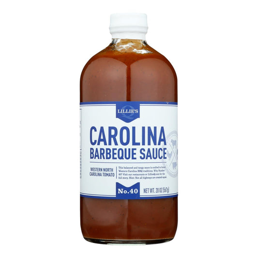 Lillie's Q Carolina BBQ Sauce - Pack of 6 (20 oz ) - Tangy Vinegar BBQ Sauce
