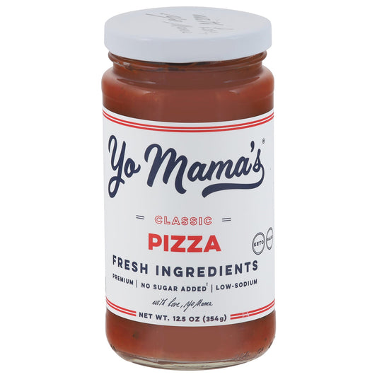 Yo Mama's Foods Classic Pizza Sauce - 6 x 12.5 Oz