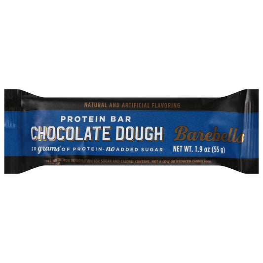 Barebells Protein Bar - Chocolate Dough - (Pack of 12) 1.94 Oz - High Protein, Low Carb