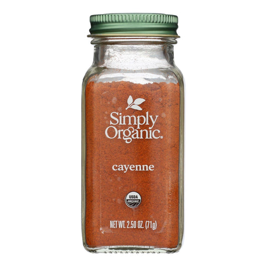 Simply Organic Cayenne Pepper - 2.5 oz Bottle (6-Pack)