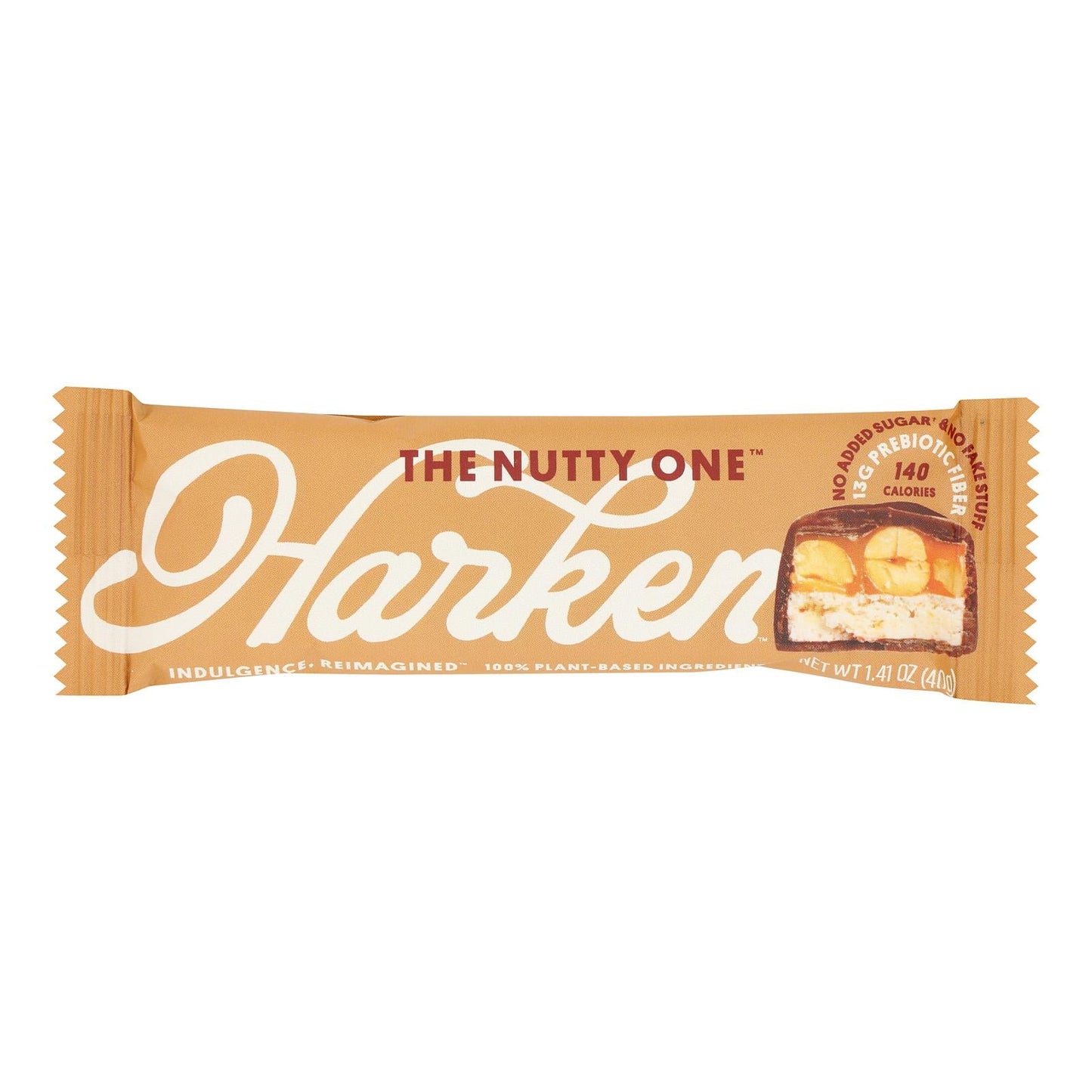 Harken Bar The Nutty One Plant Based Protein Bar - Pack of 12 - 1.41 Oz