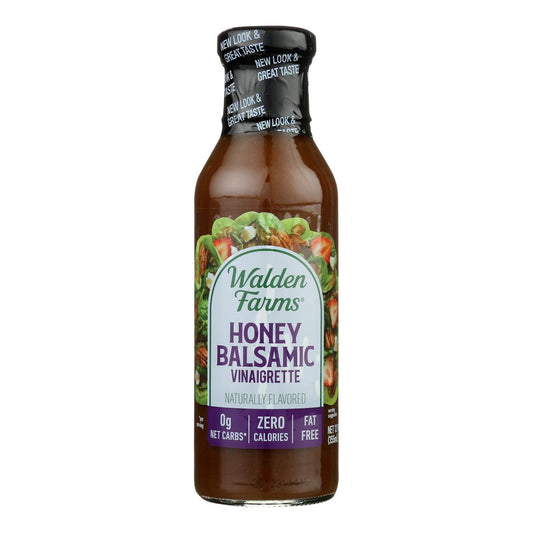 Walden Farms Calorie Free Honey Balsamic Vinaigrette, 12 fl oz (Pack of 6)
