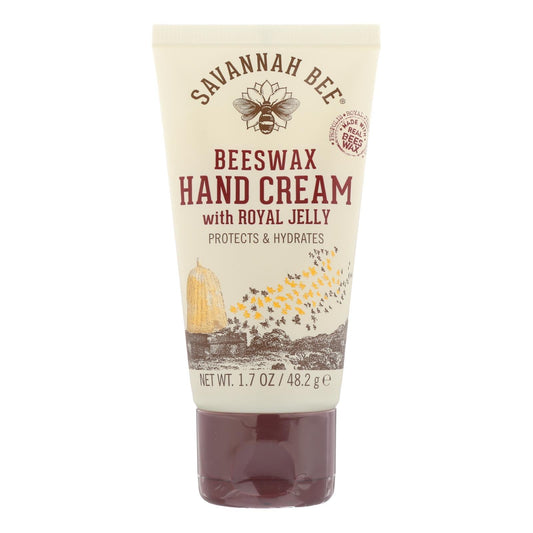 Savannah Bee Company Beeswax Hand Cream Tube - 1.7 Oz - Moisturizing & Natural