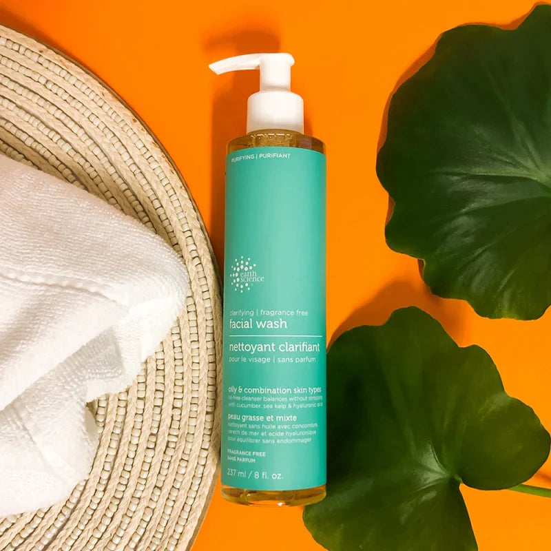 Earth Science Clarifying Facial Wash Fragrance Free - 8 Fl Oz
