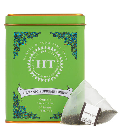 Organic Supreme Green, HT Tin of 20 Sachets