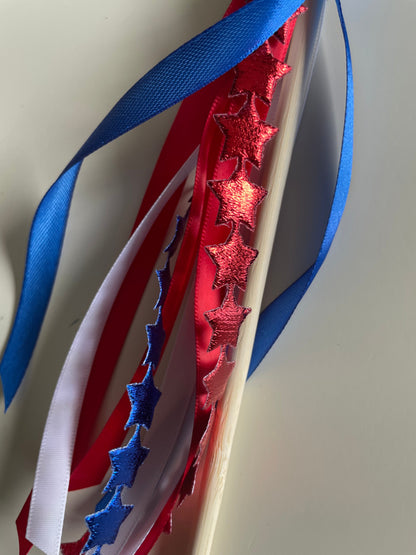 Patriotic Ribbon Wand