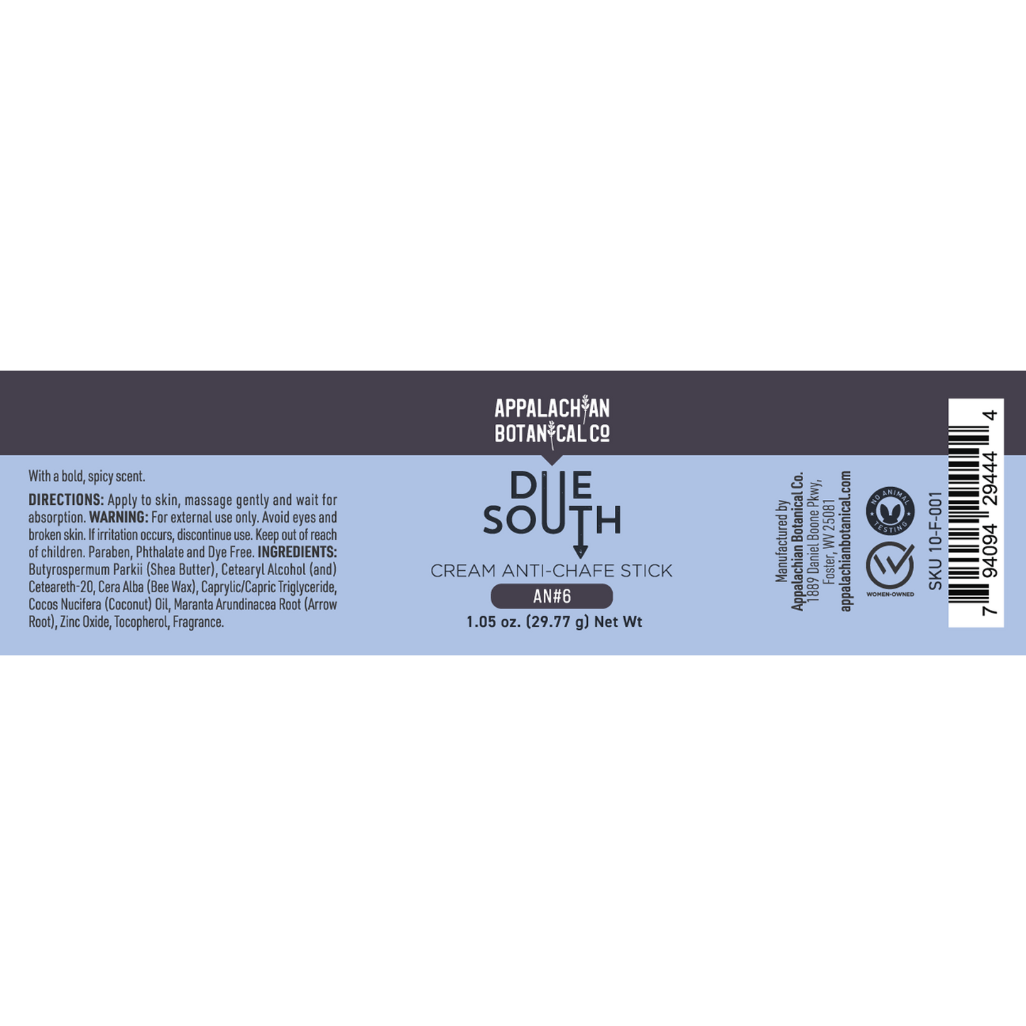 Due South™ Cream Anti-Chafe Stick