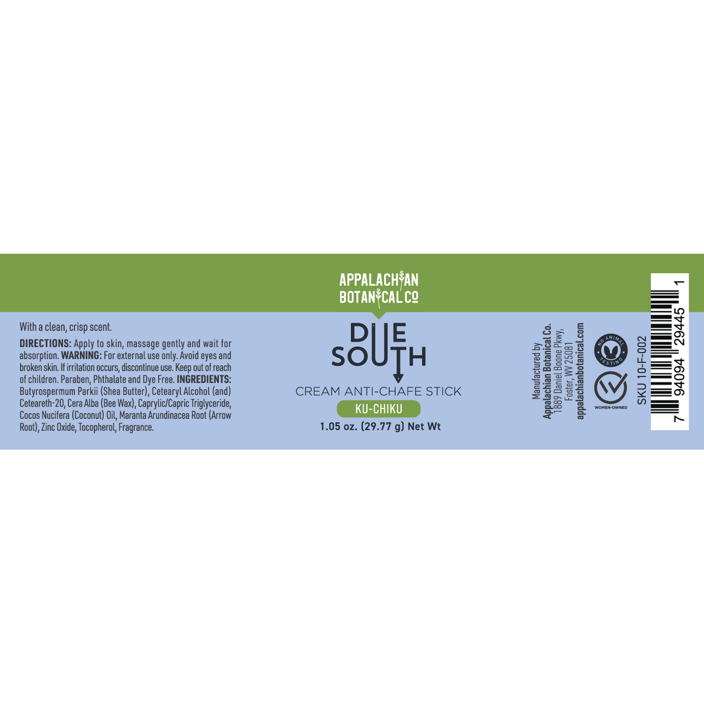 Due South™ Cream Anti-Chafe Stick