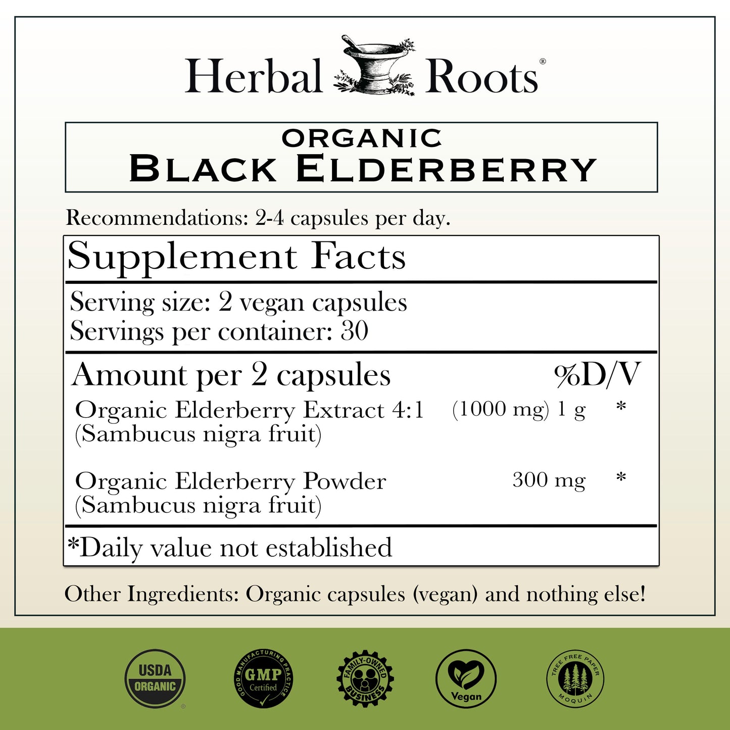 Organic Black Elderberry