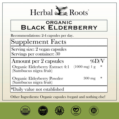 Organic Black Elderberry