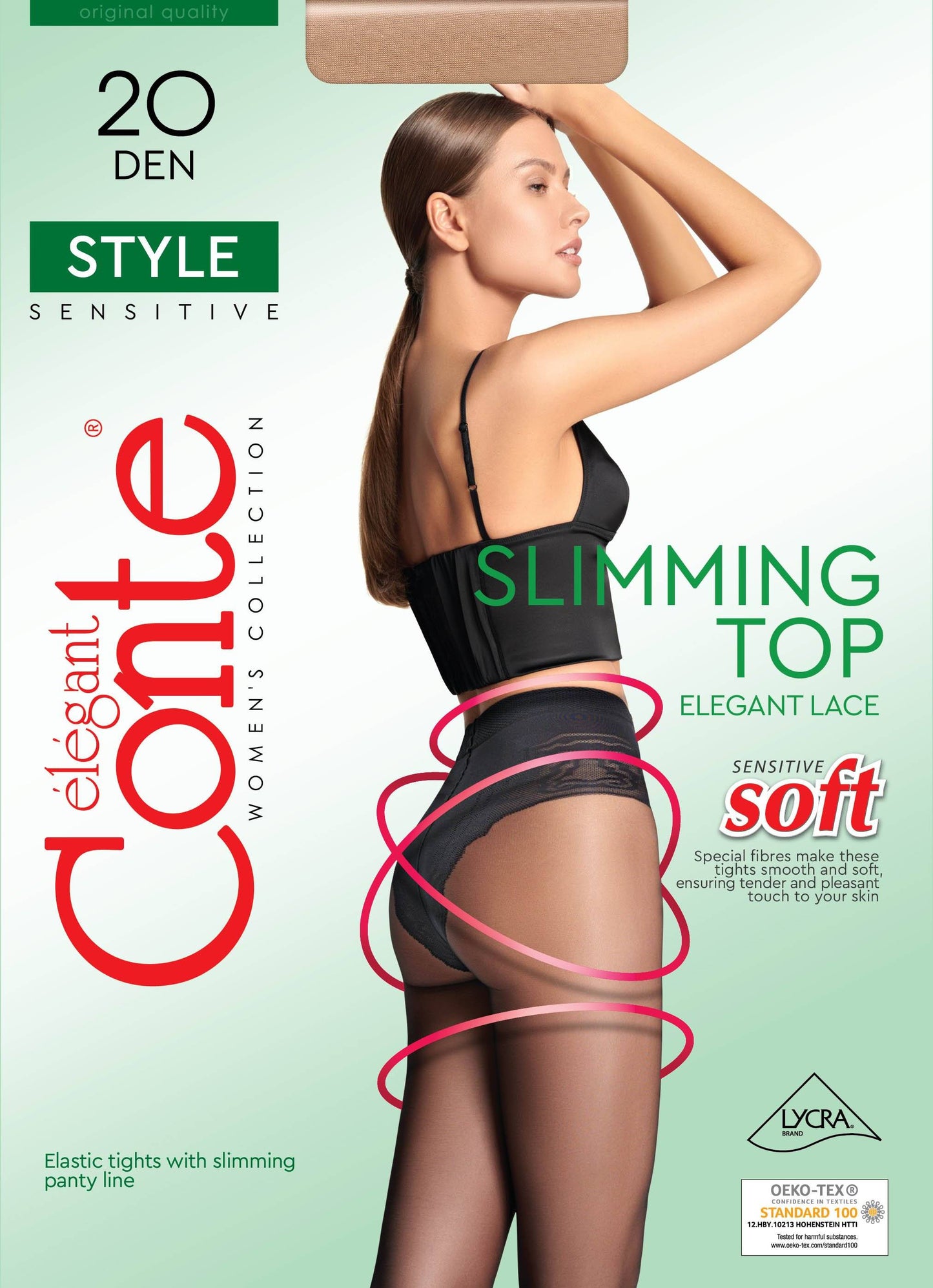 Conte Style Soft 20 Den - Modelling Bikini Shaping Women's Tights (8С-73СП)