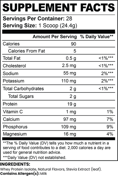 Vanilla Vegan Pea Protein Isolate Powder, 2.09 lbs