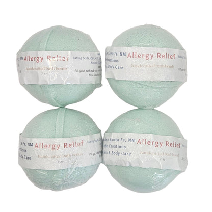 Seasonal Allergy Relief Bath Fizzies (Bombs)