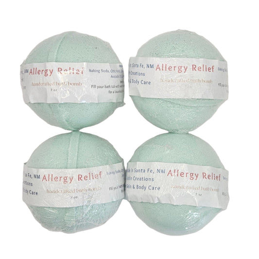 Seasonal Allergy Relief Bath Fizzies (Bombs)