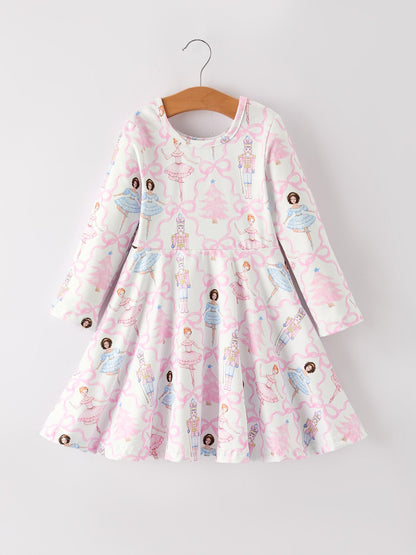 Christmas Ballerina and Nutcracker Girls Dress