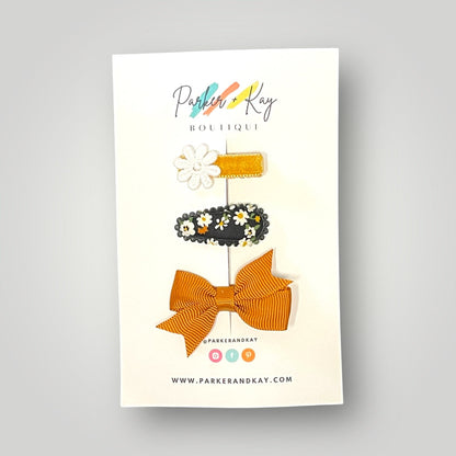 Baby 3-Piece Hair Clips Variety Set