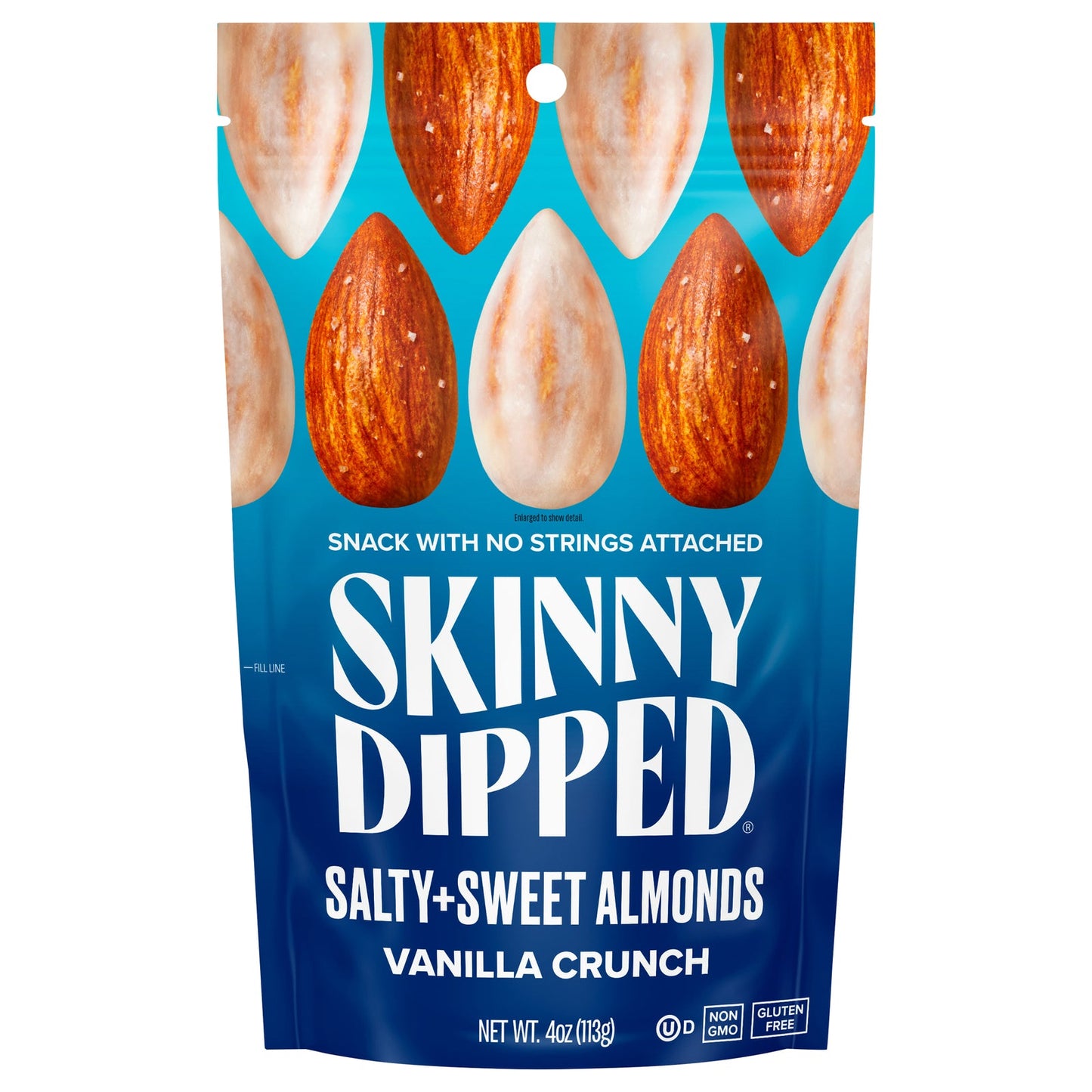 Skinnydipped Almonds Vancrnchs Chocolate Crunch, 10 Packs of 4 oz, Snack Size