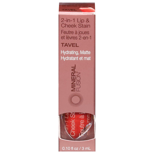Mineral Fusion Stain - Lip & Cheek - Travel Size - 0.1 fl oz
