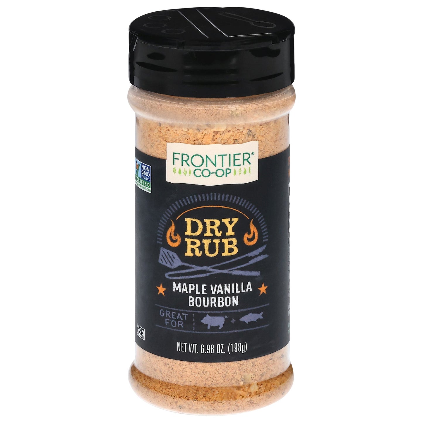 Frontier Maple Vanilla Bourbon Rub - 6.98 oz