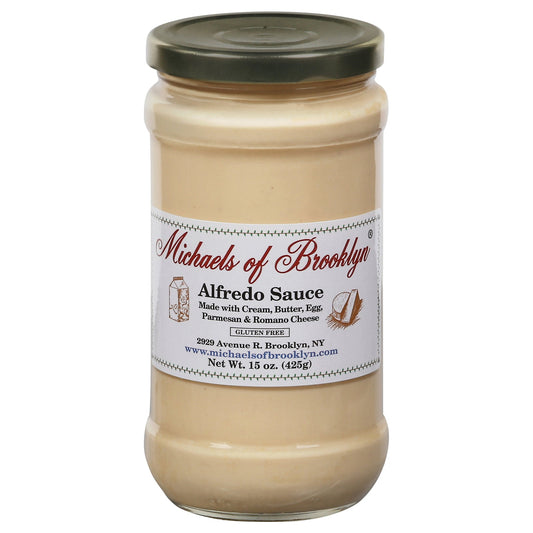 Michael's Of Brooklyn Alfredo Sauce - 15 oz - 6 Pack - Creamy Authentic Italian Recipe