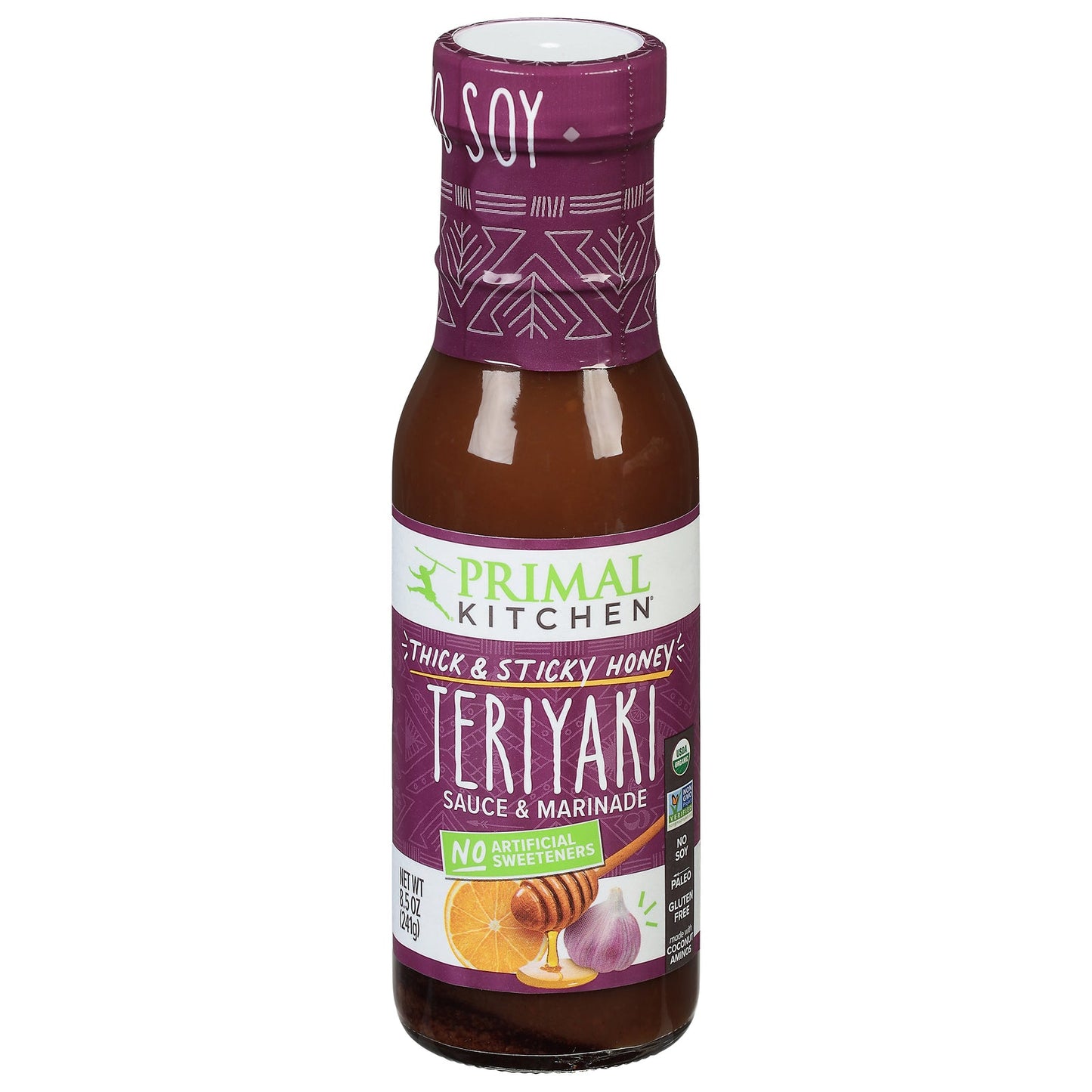 Primal Kitchen Teriyaki Sauce: No Soy, Gluten-Free - 8.5 fl oz (Pack of 6)
