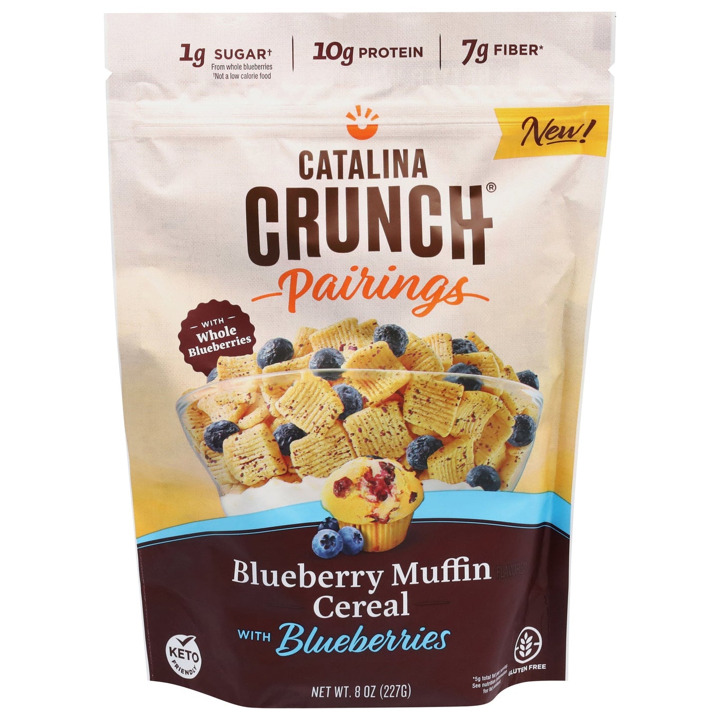 Catalina Crunch Blueberry Muffin Keto Cereal, 8 oz. (Pack of 6)