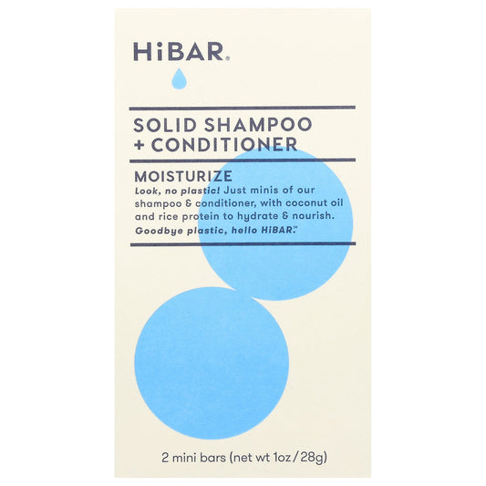 Hibar Mini Shampoo and Conditioner Bar Set - 1 oz Each