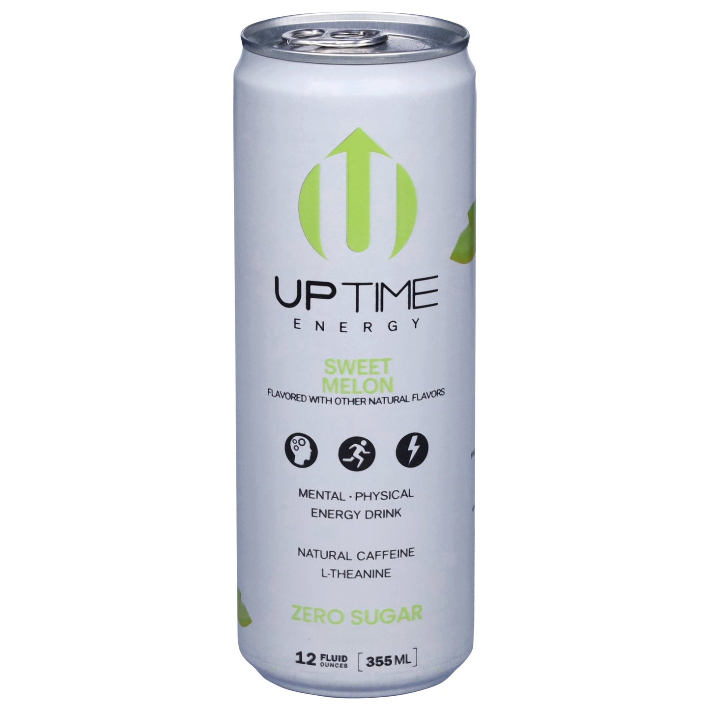 Uptime Energy Sugar-Free Smr Melon Energy Drink - Pack of 12 (12 fl oz )
