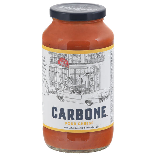 Carbone Four Cheese Pasta Sauce (Pack of 6 - 24 oz)