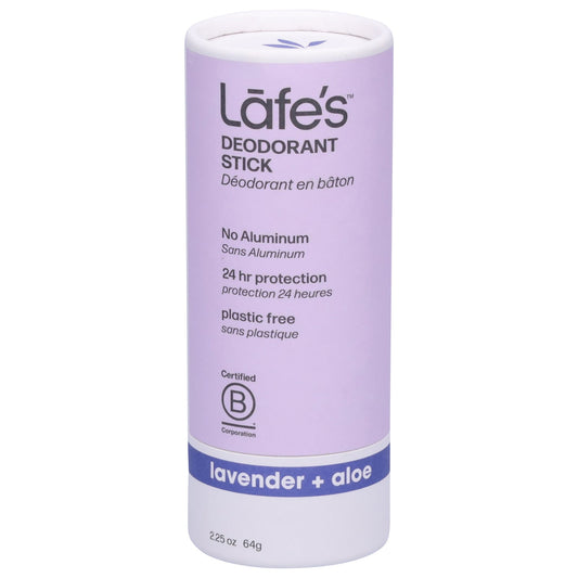 Lafe's Natural Body Care Aloe Deodorant - Plastic Free - 2.25 oz
