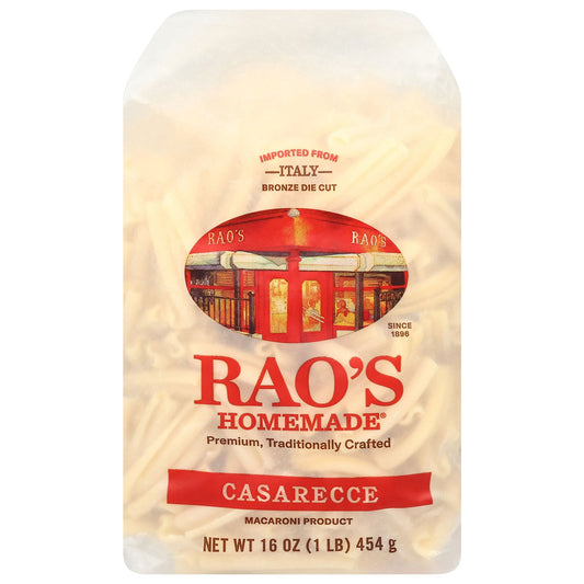 Rao's Casarecce Pasta, 16 oz, Pack of 6 - Authentic Italian Semolina