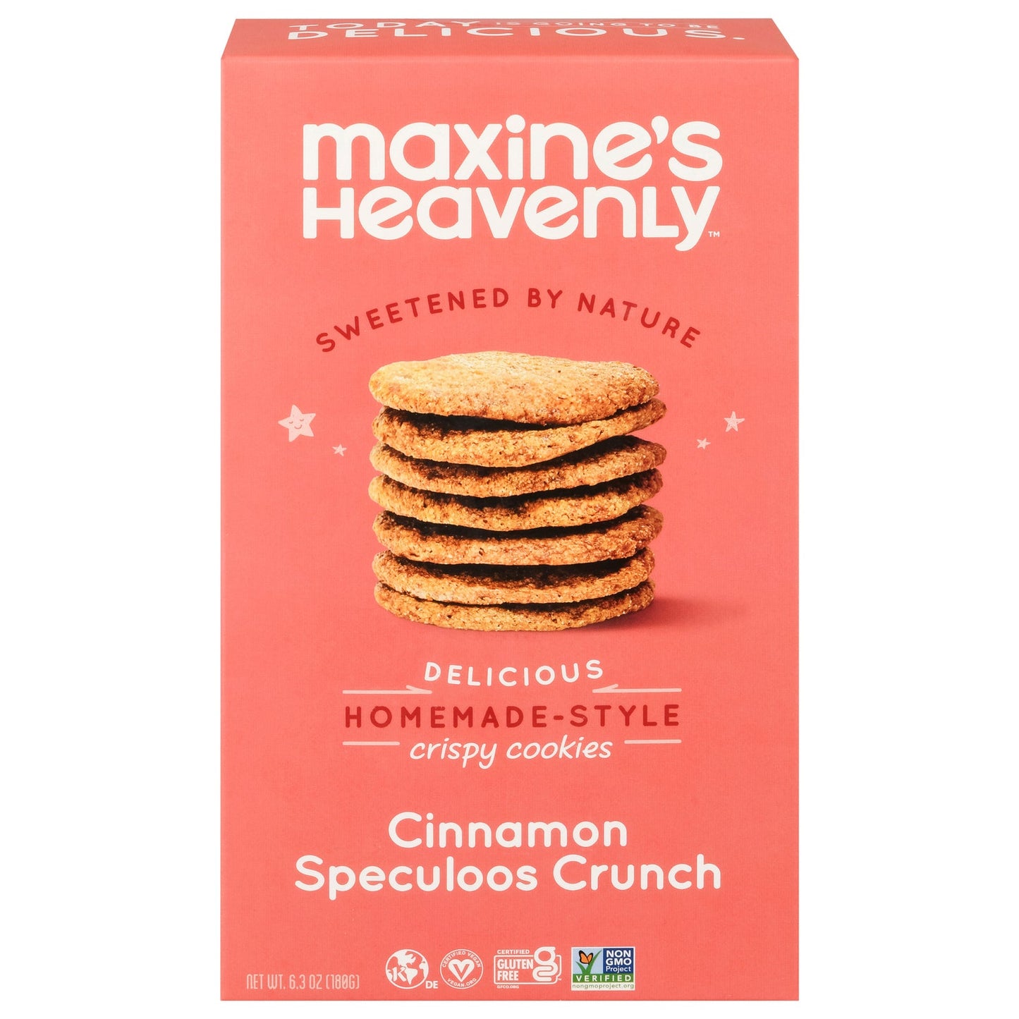 Maxine's Heavenly Crispy Cinnamon Cookies, 6.3 oz, 8 Count