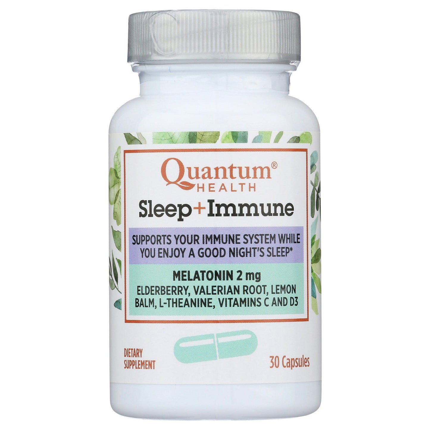 Quantum Health Sleep Immune - 2mg - 30 Cap - Natural Sleep Aid